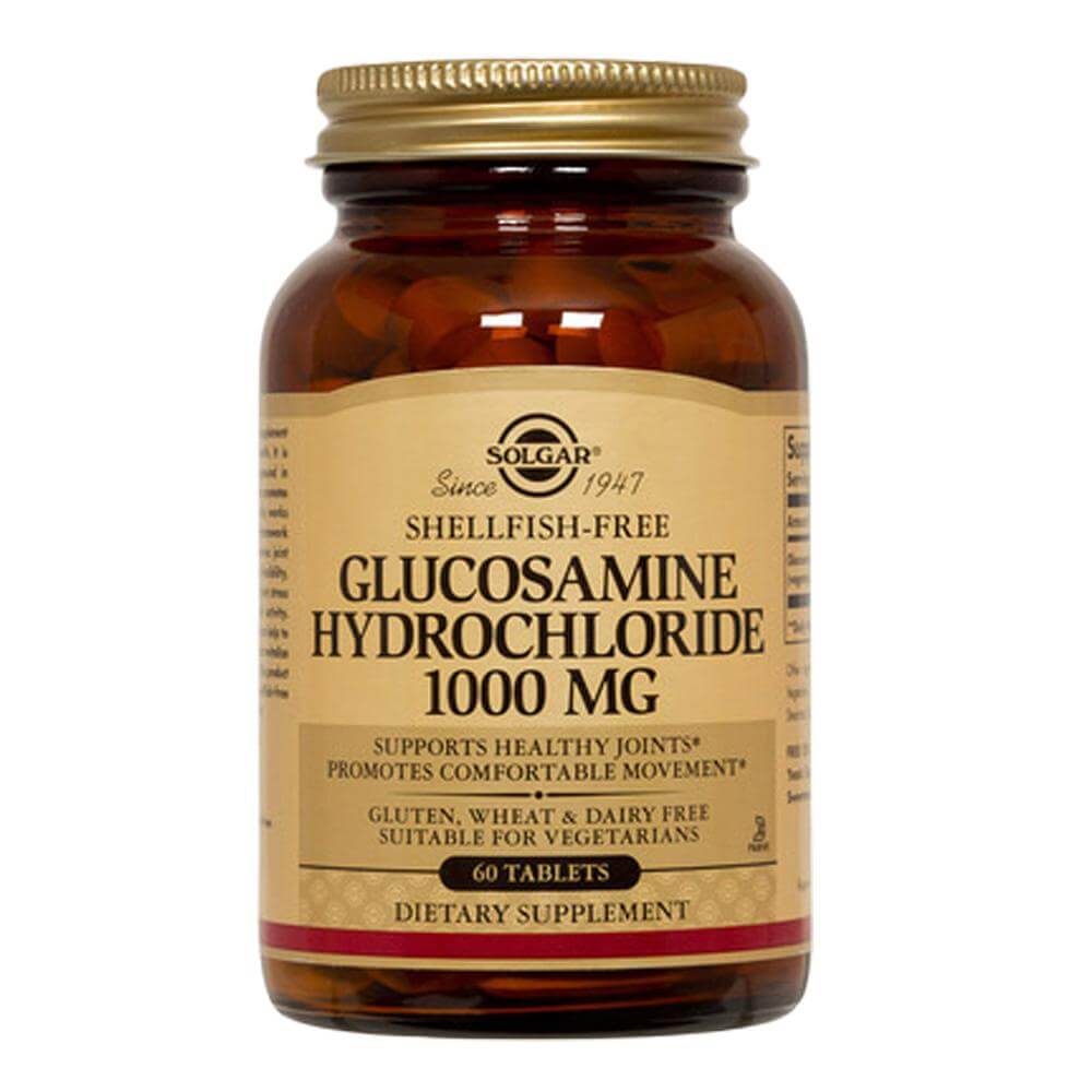 Glucosamine HCL (Hidroclorura de glucozamina) 1000mg 60 tablete, Solgar, natural