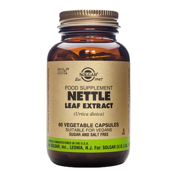 Nettle Leaf Extract (Extract din urzica) 60 capsule, Solgar, natural