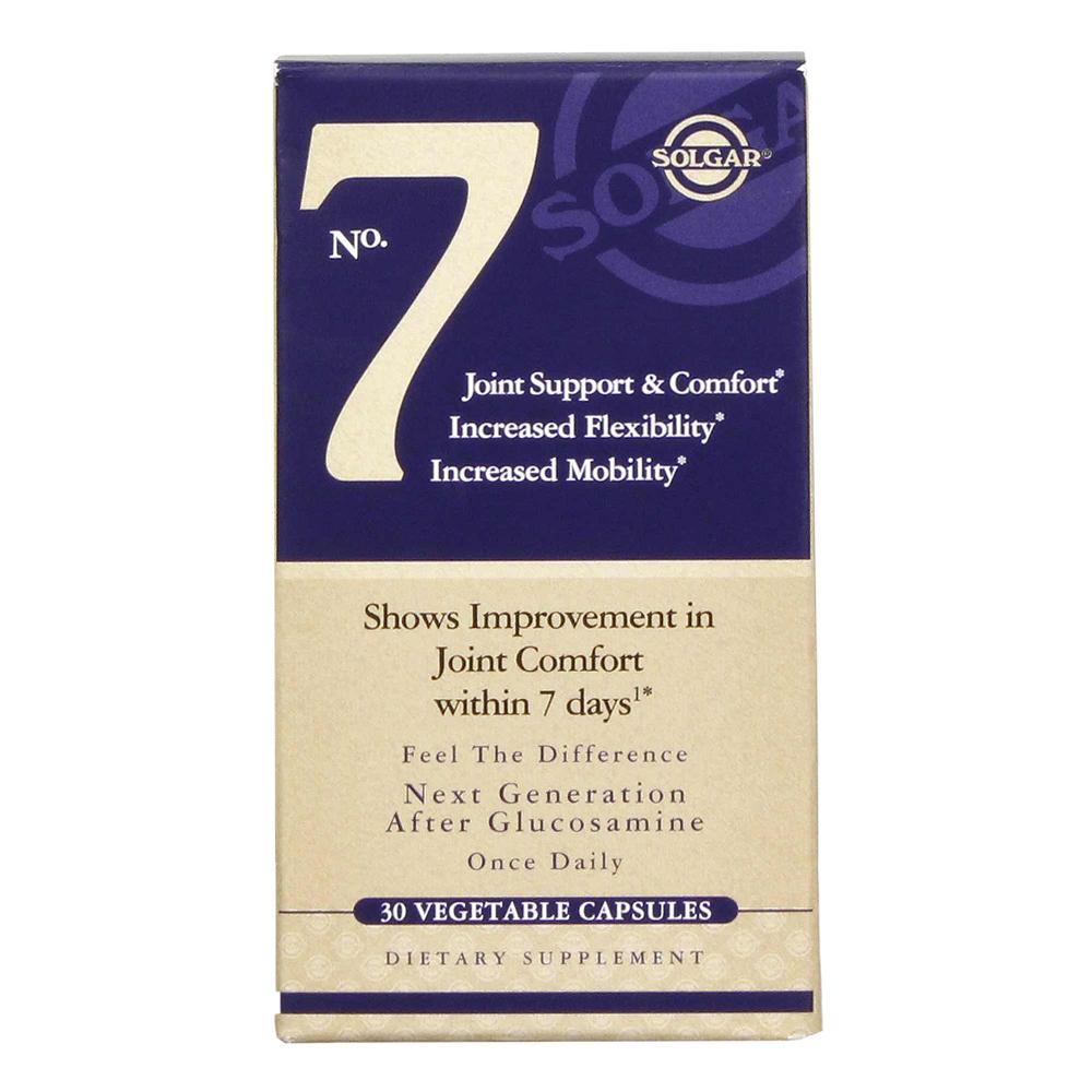 SuplimentNo.7_pentruarticulatii_30capsule_Solgar_natural_j.jpg Supliment No. 7 (pentru articulatii) 30 capsule, Solgar, natural