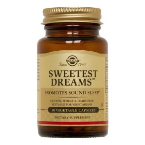 Supliment Sweetest Dreams (Somn usor cu L-teanina si melatonina) 30 capsule, Solgar, natural