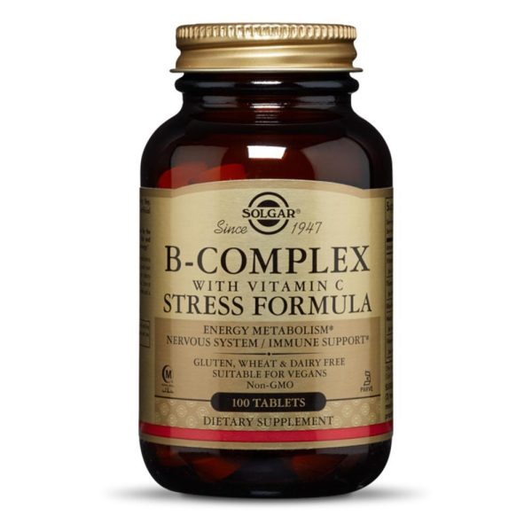 VitaminaBCOMPLEXcuVitaminaC100tablete_Solgar_natural_j.jpg Vitamina B COMPLEX cu Vitamina C 100 tablete, Solgar, natural