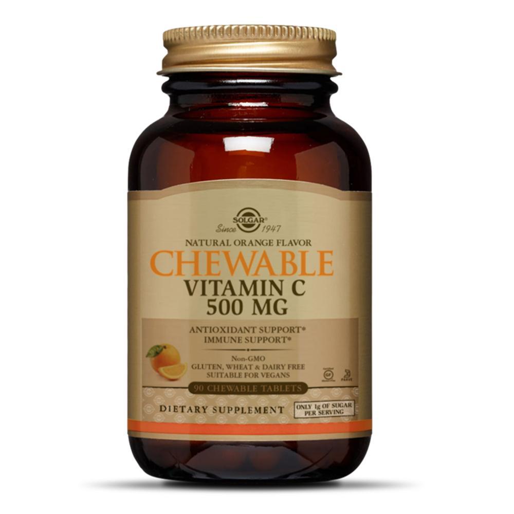 VitaminaC500mg90tabletemasticabilearomate_Solgar_natural_j.jpg Vitamina C 500mg 90 tablete masticabile aromate, Solgar, natural