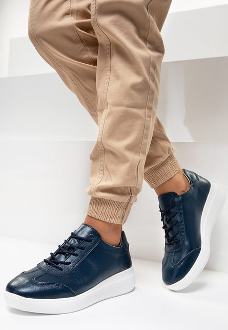 Pantofi piele Melinera Navy