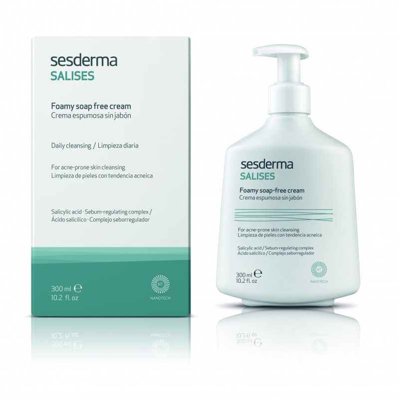 a0681d9b91206_8470003274944.jpg Crema pentru curatare fara sapun Salises, 300ml, Sesderma