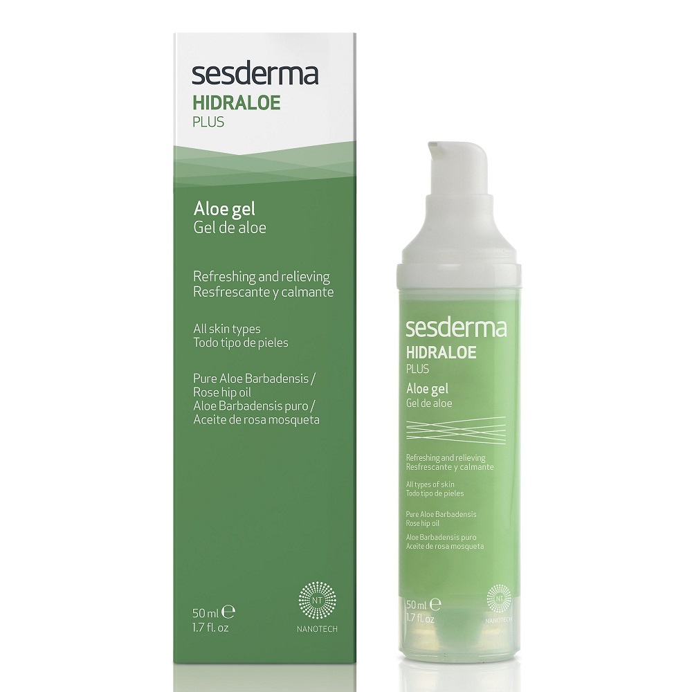 a0b96f1f81206_8470002073654.jpg Gel revigorant si calmant cu aloe Hidraloe Plus, 50ml, Sesderma