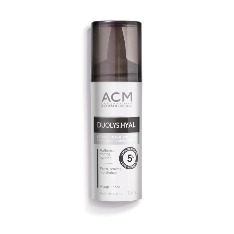Ser intensiv anti-imbatranire cu vitamina C pura 5% Duolys Hyal, 15ml, ACM
