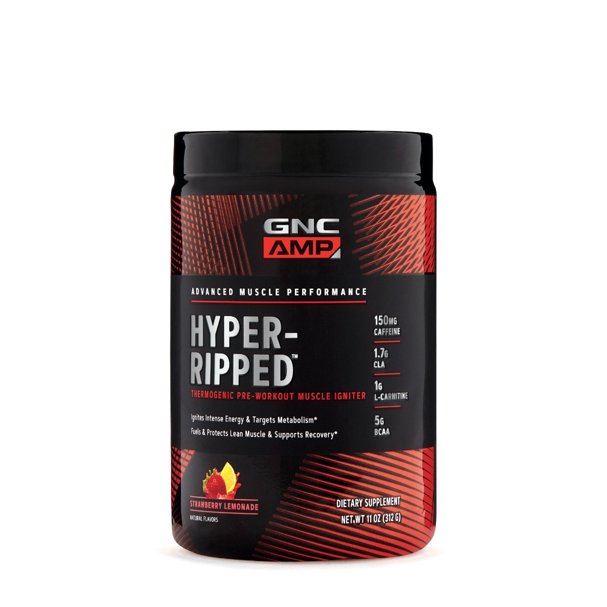 a1fe922a58416_product_1566398263.jpg Formula Pre-Workout cu aroma de capsuni AMP, 317.76g, GNC