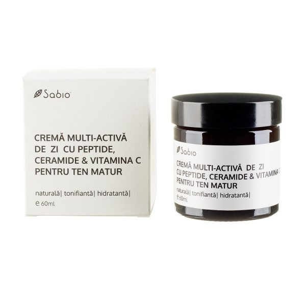 a8b09dbdded06_6425859806834.jpg Crema multi-activa de zi pentru ten matur cu peptide + ceramide si vitamina C, 60ml, Sabio