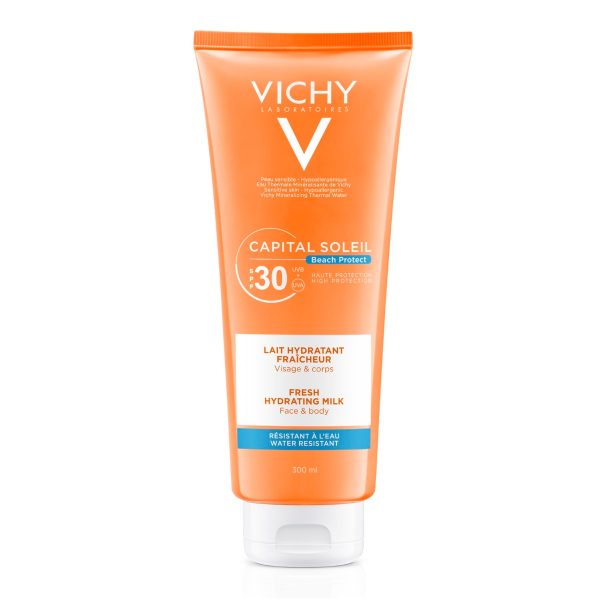 Lapte hidratant ten si corp cu SPF30 Ideal Soleil, 300ml, Vichy