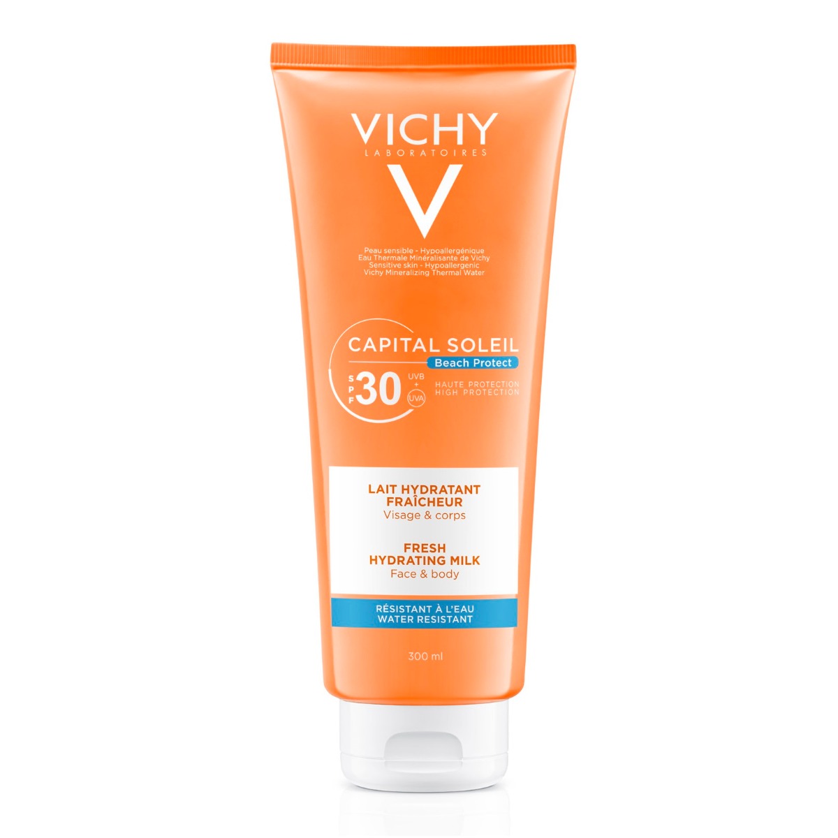 Lapte hidratant ten si corp cu SPF30 Ideal Soleil, 300ml, Vichy