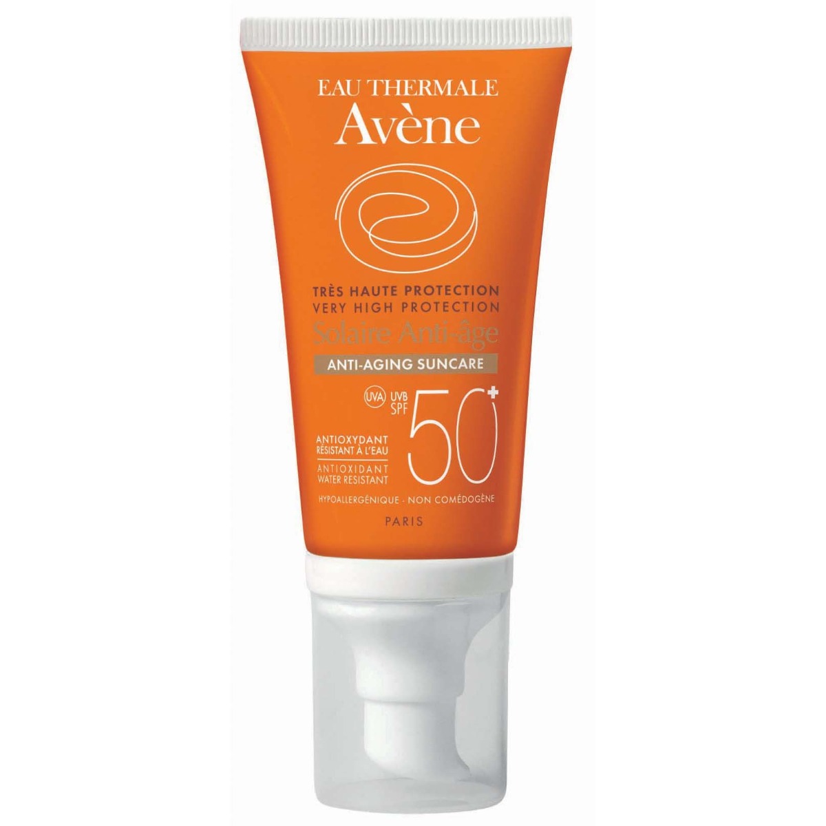 Crema anti-imbatranire pentru protectie solara SPF 50+, 50 ml, Avene