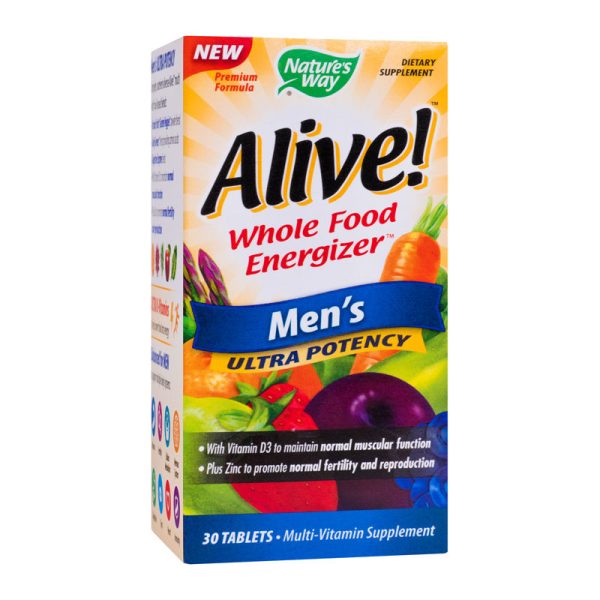 alive-ultra-potency-800x800-1.jpg Alive Once Daily Mens Ultra Potency Nature's Way, 30 tablete, Secom