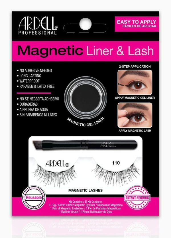 Gene False Magnetice Ardell 110 + Eyeliner gel