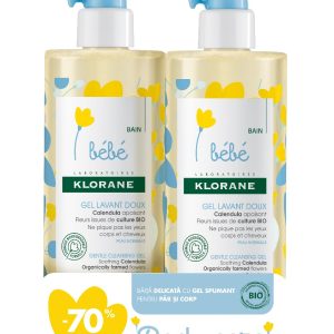 b57fe3a9e3016_simulare_tavitakloranebebegel500-ml_70_off-gel_ib.jpg Pachet gel spumant pentru par si corp, 2 x 500ml, Klorane Bebe