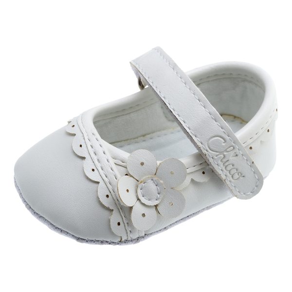 Balerini copii Chicco Ovy, alb, 63136