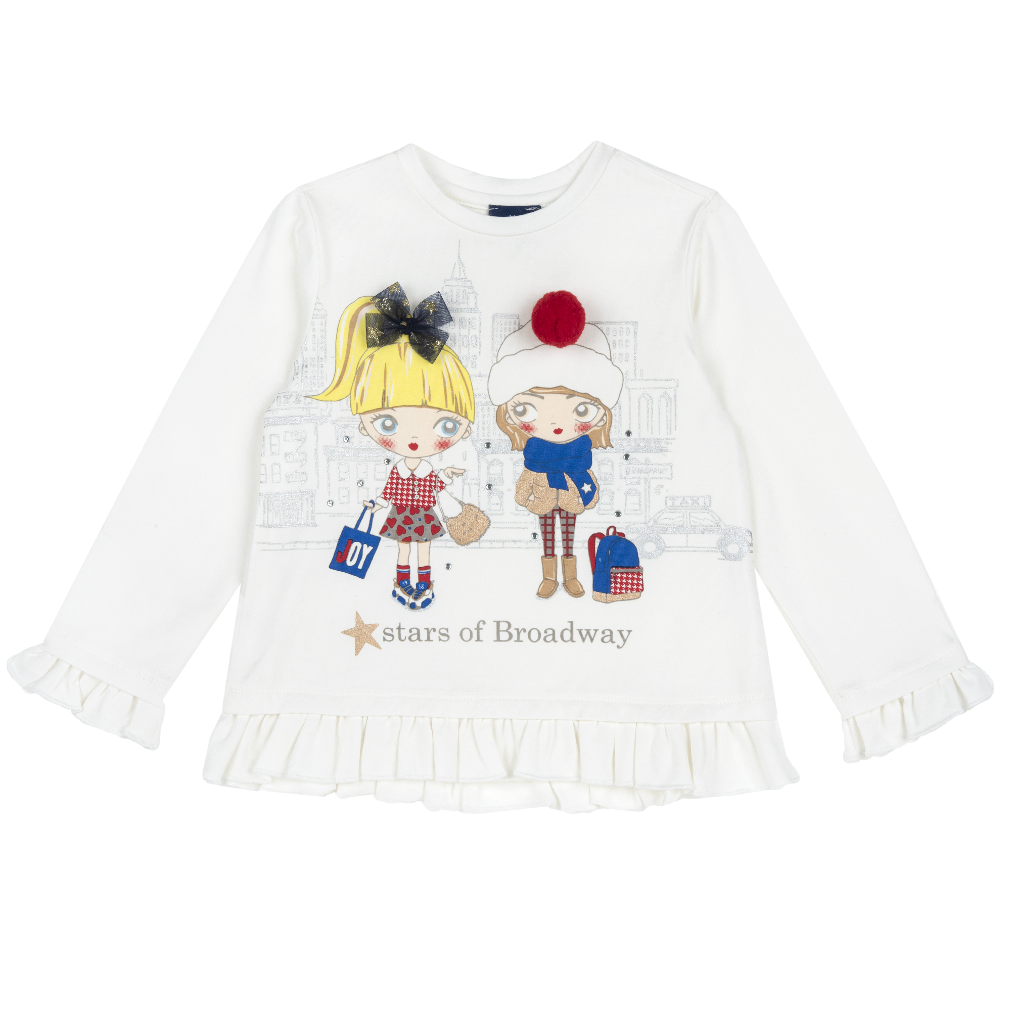 bluza-copii-chicco-alb-cu-model-6740161mc-116_39882_1_1638446093.jpg Bluza copii Chicco, alb cu model, 67401-61MC