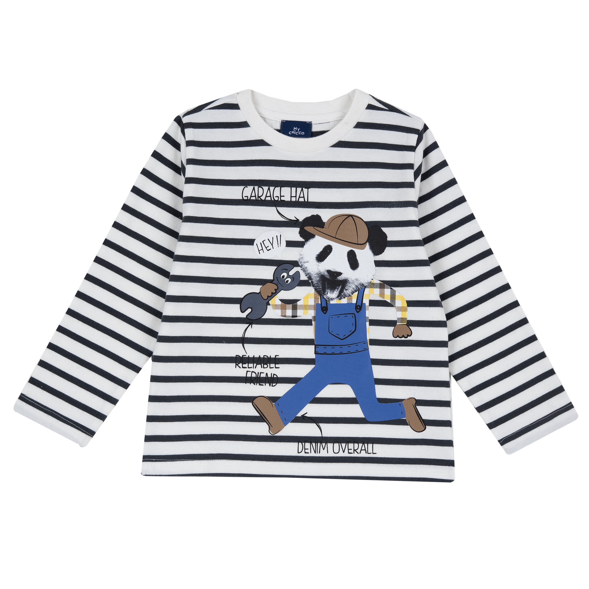 bluza-copii-chicco-alb-cu-model-6743761mc-116_39868_1_1638445954.jpg Bluza copii Chicco, alb cu model, 67437-61MC