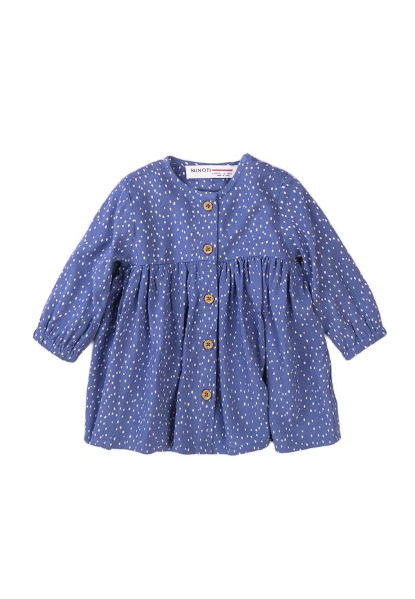 Rochie cu maneca lunga Minoti, Bonjour, Dots