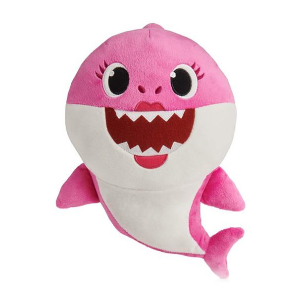 Jucarie interactiva de plus Baby Shark, Mommy Shark, 28 cm