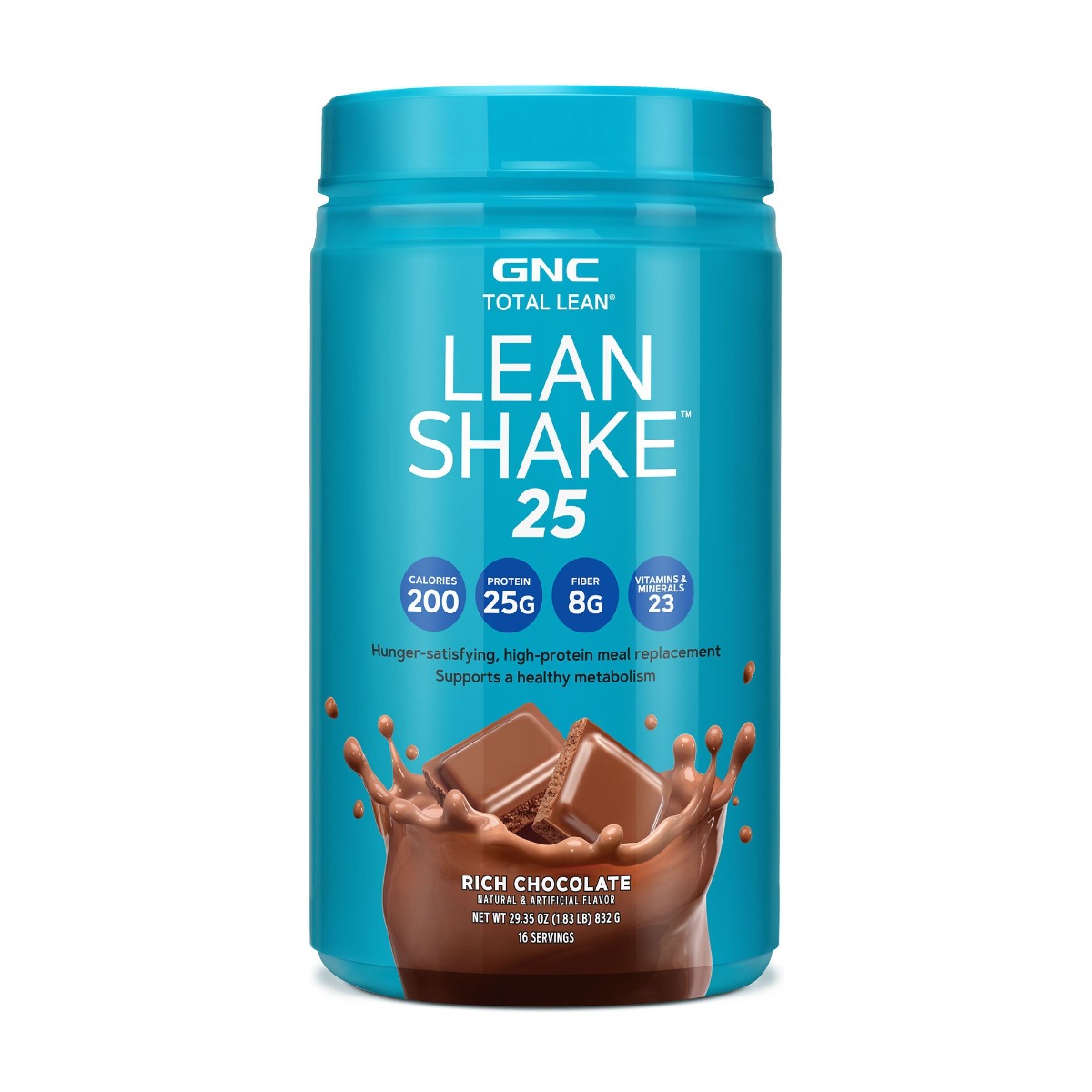 c0fea18214516_product_1556867531.jpg Shake proteic cu aroma naturala de ciocolata Total Lean, 832g, GNC