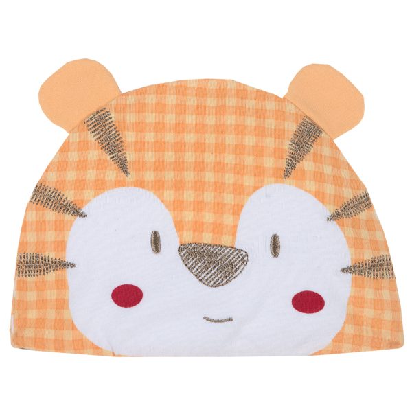 caciulita-bebe-44_22799_1_1551087548.jpg Caciula bebelusi Chicco, alb cu portocaliu, 04440