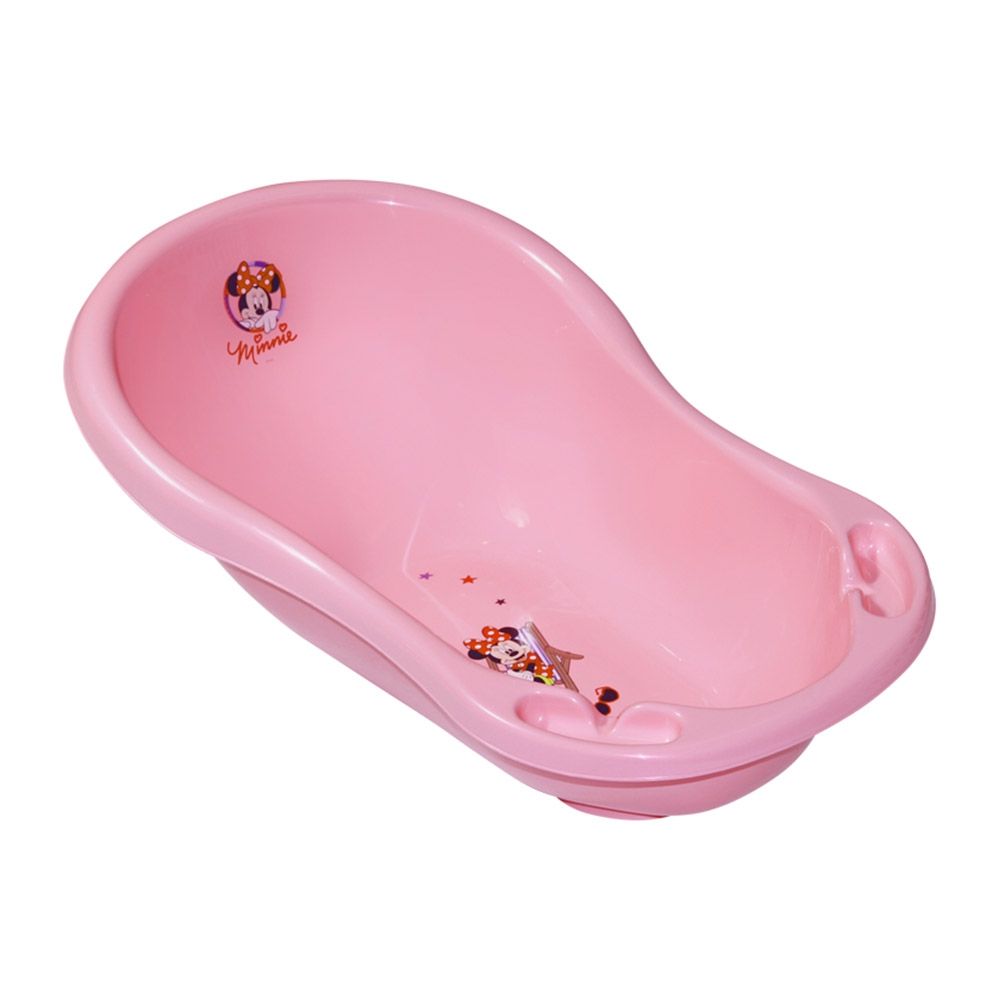 Cadita de baie cu scurgere 84 cm Lorelli Disney Minnie pink