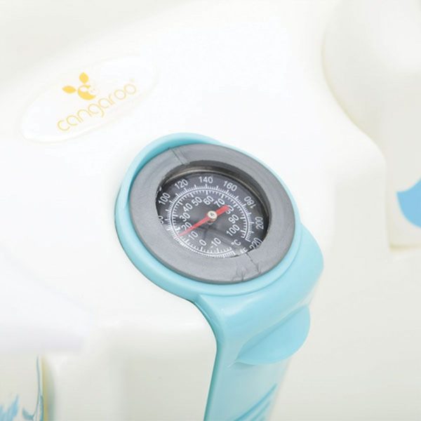 Cadita de baie cu suport Cangaroo Dolphin blue
