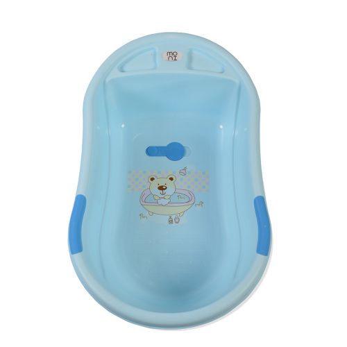 Cadita de baie cu suport Moni Lilly blue