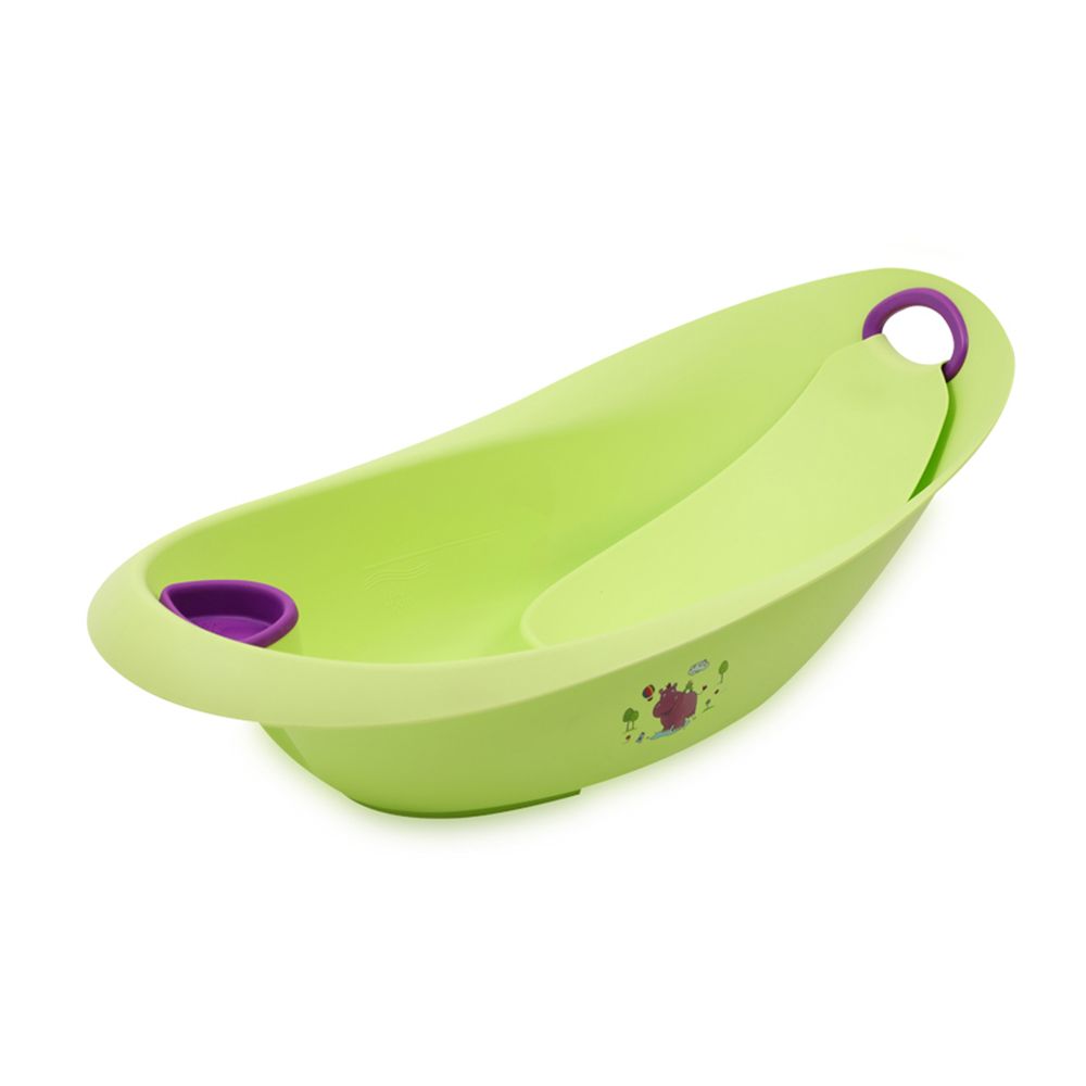 cadita_de_baie_lorelli_luxe_87_cm_hippo_light_green_1.jpg Cadita de baie Lorelli Luxe 87 cm hippo light green
