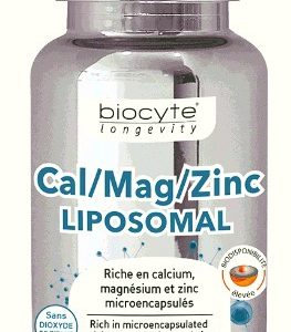 Calciu, Magneziu, Zinc Lipozomal, 60 capsule Biocyte