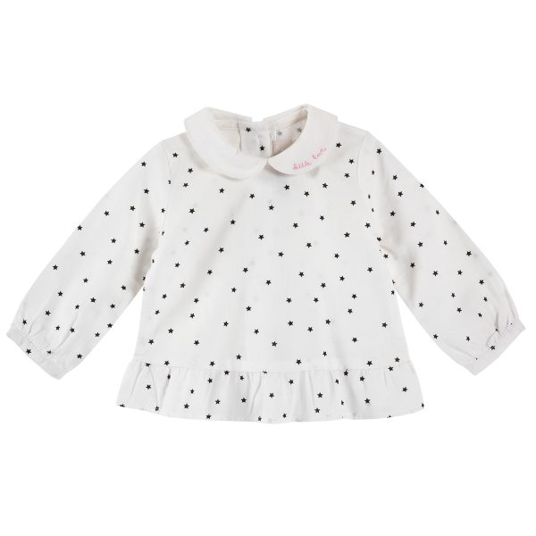 Bluza copii Chicco, guler si volanas, 06740