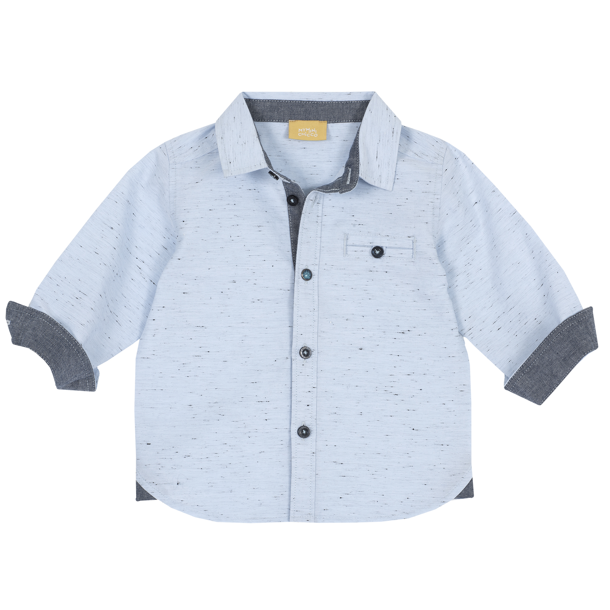 Camasa copii Chicco, maneca lunga, albastru, 54485