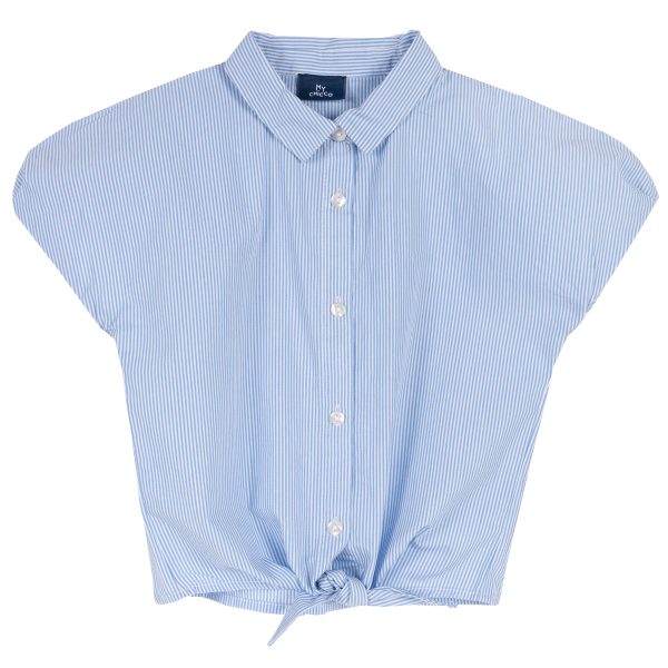 camasa-ms-110_24789_1_1554793554.jpg Camasa fetite Chicco, poplin cu guler, maneca scurta, bleu, 66428