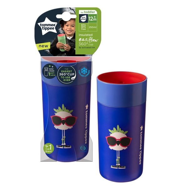 Cana izoterma Tommee Tippee Easy Flow 250 ml 12 luni +