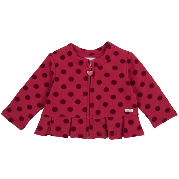 Cardigan copii Chicco, rosu