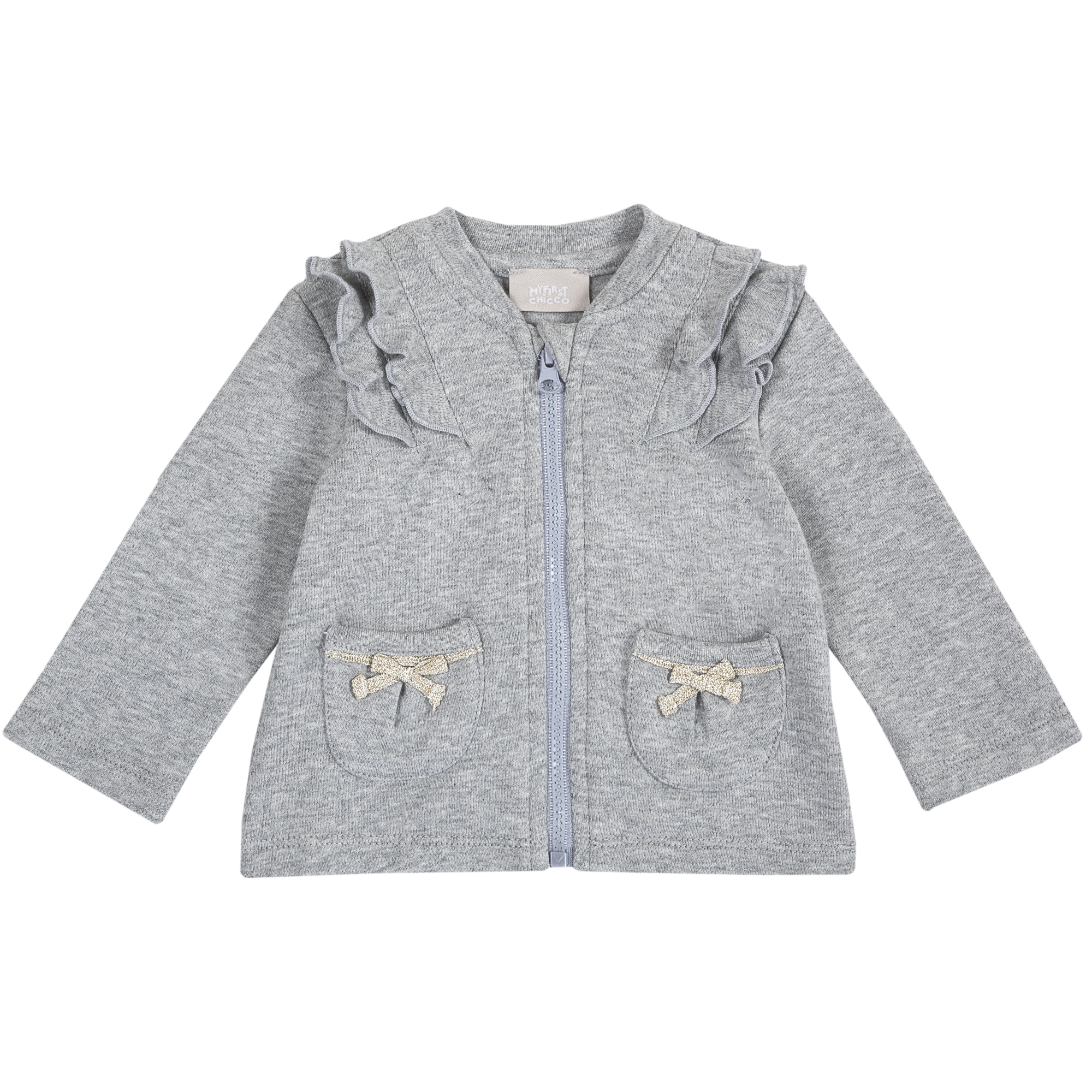 Cardigan copii Chicco, gri deschis, 96949