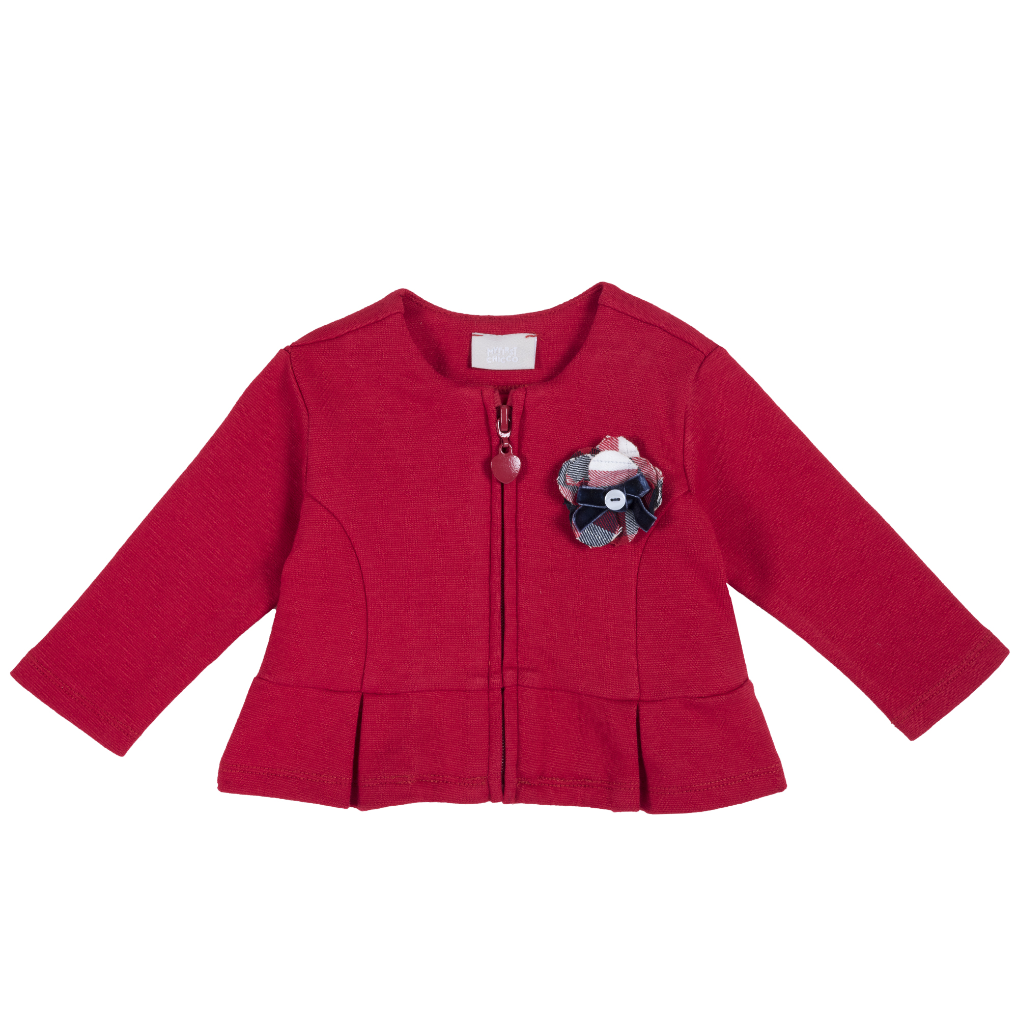 Cardigan copii cu fermoar Chicco, rosu, 96940