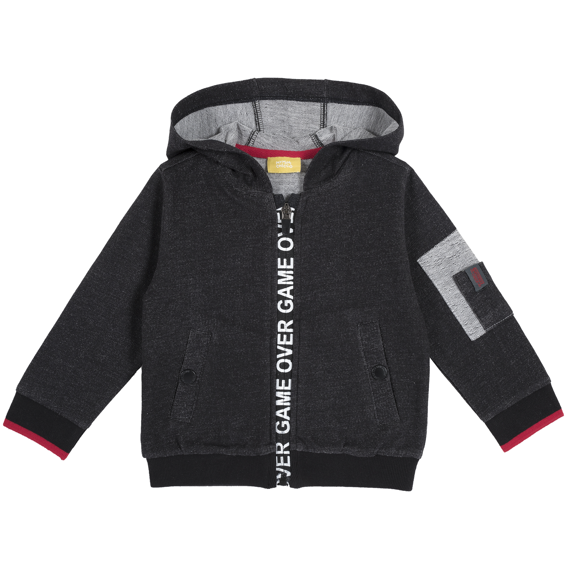 Cardigan copii cu gluga Chicco, gri, 96909