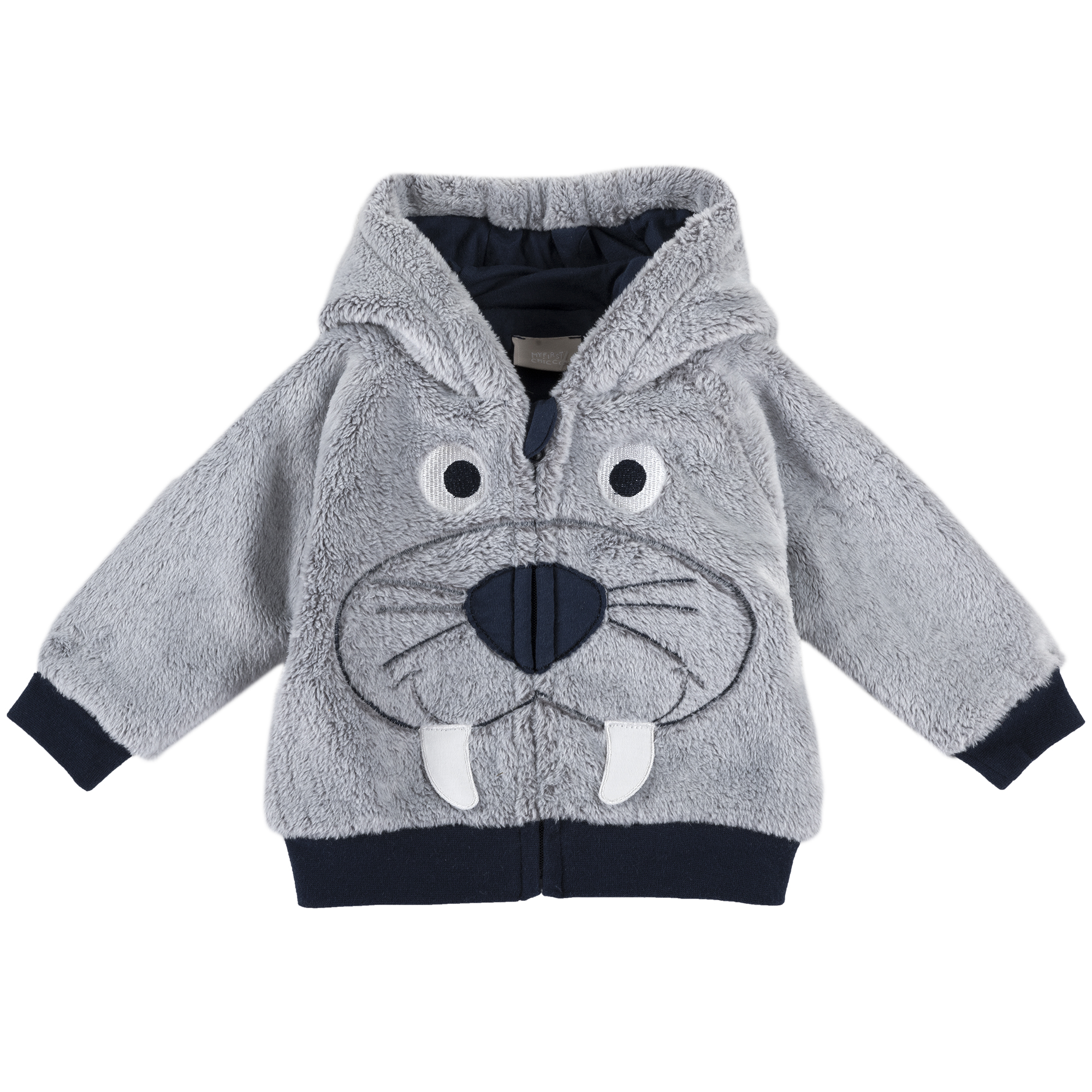 Cardigan copii Chicco, blanita sintetica, morsa brodata, 96937
