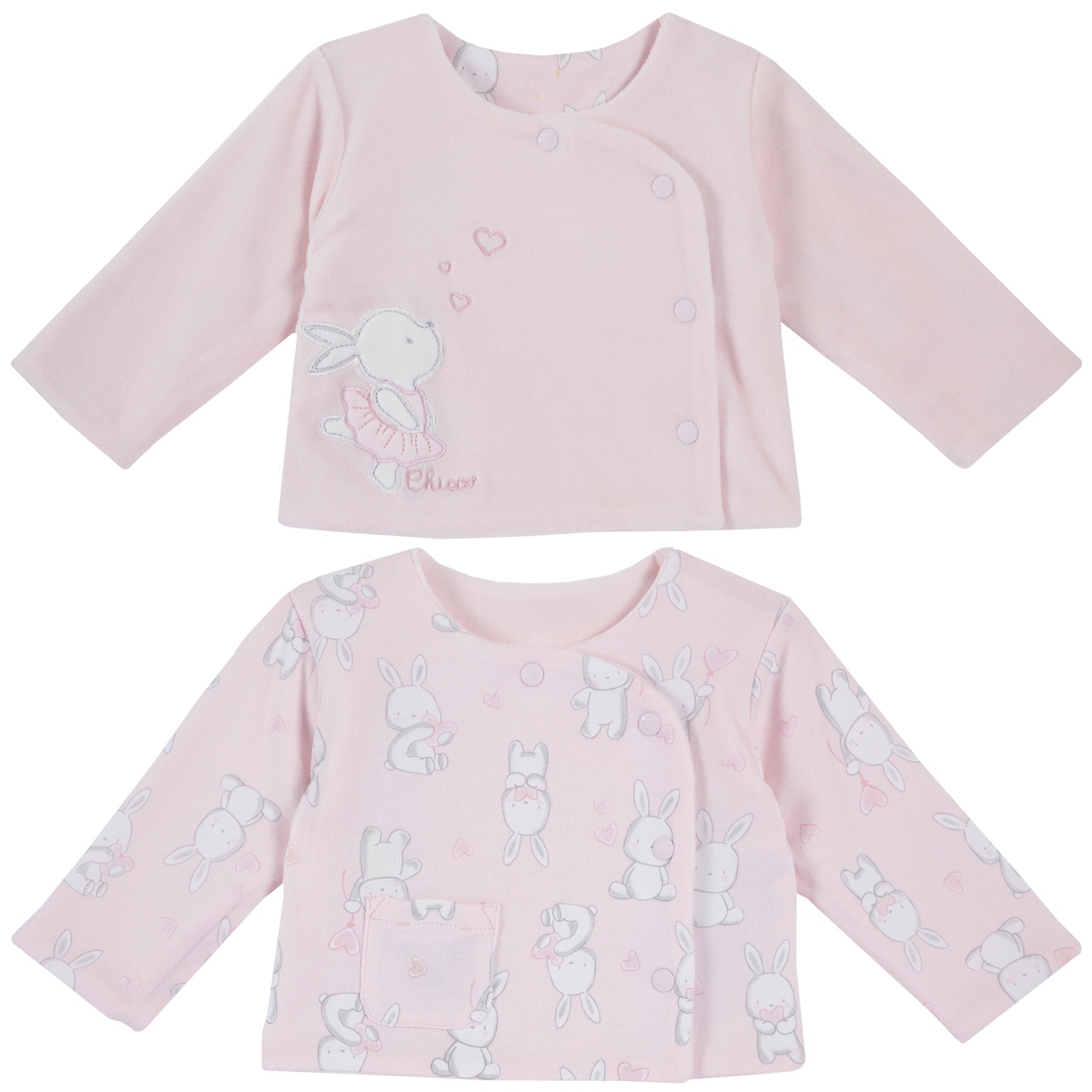 Cardigan copii Chicco, reversibil, imprimeu animalute, 96938