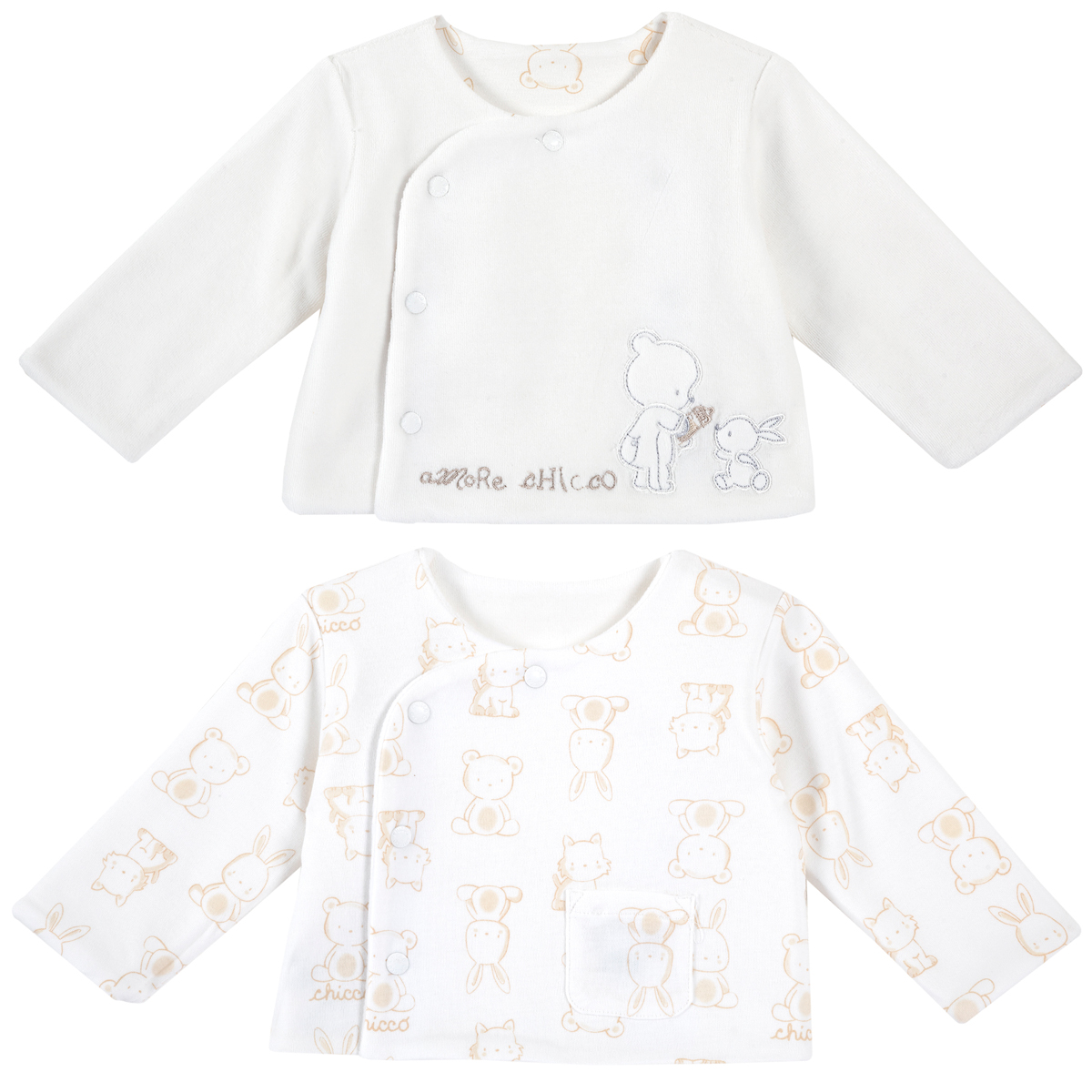 cardigan-reversibil-68_27396_1_1566292297.jpg Cardigan copii Chicco, reversibil, imprimeu animalute, alb, 96938