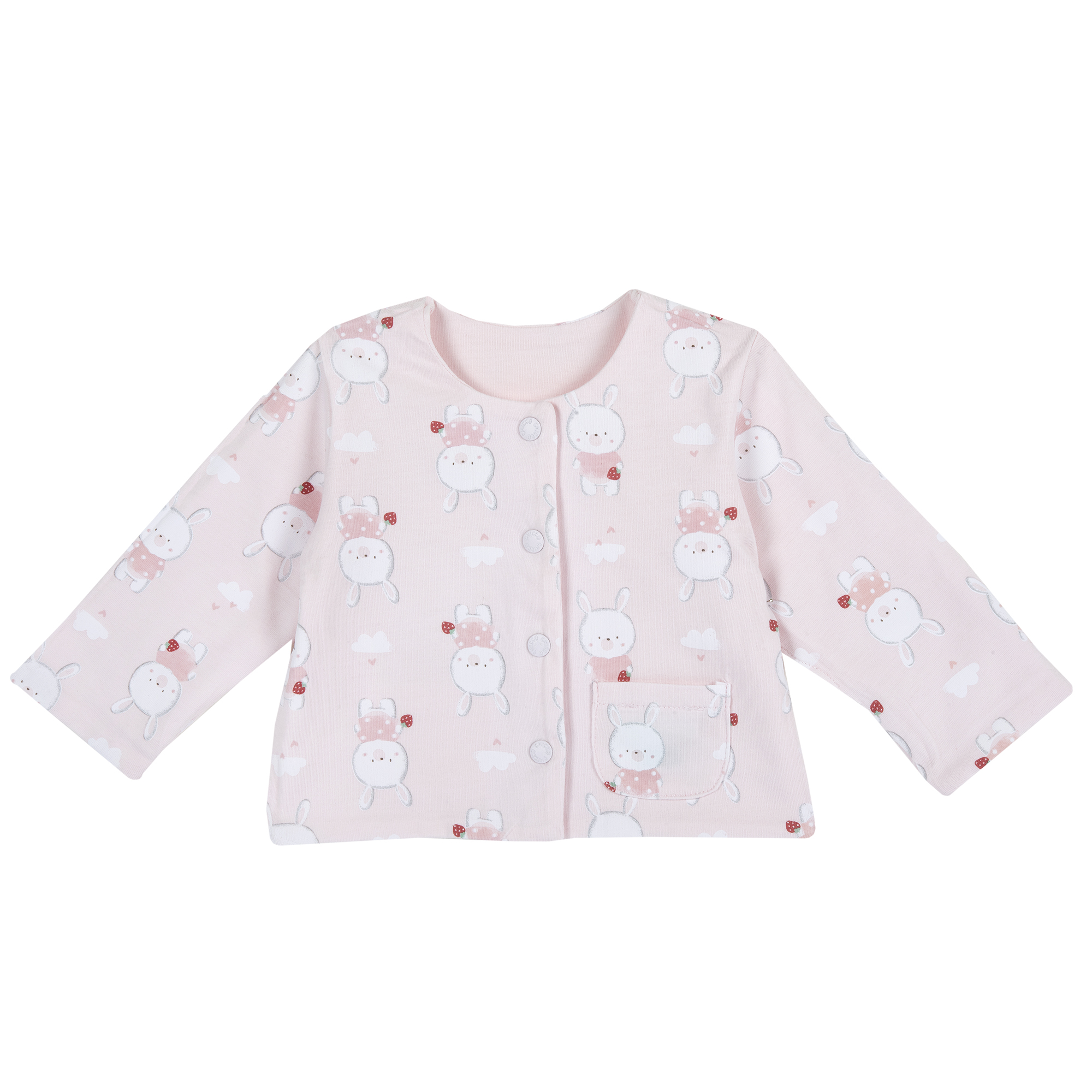 Cardigan copii Chicco reversibil, roz, 09438