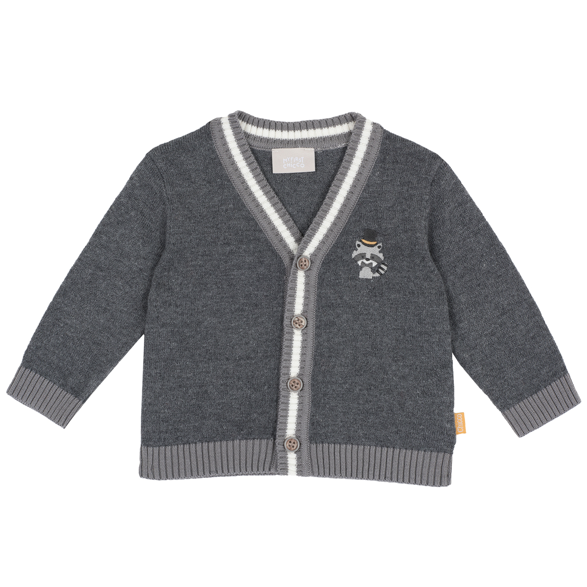 Cardigan copii Chicco, gri inchis, 96891