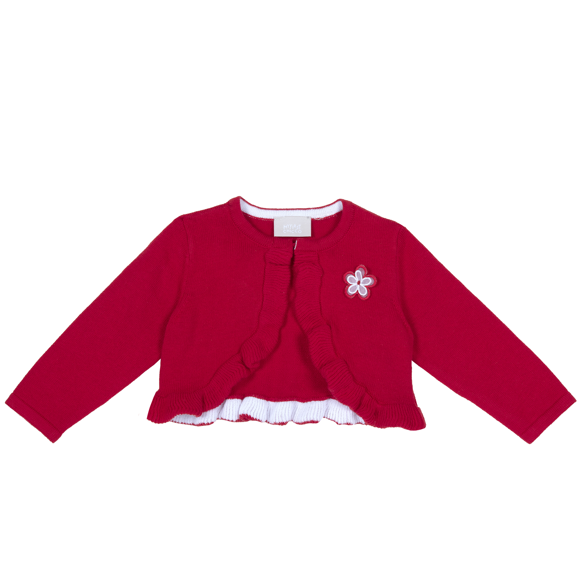 Cardigan copii tricotat Chicco, rosu, 96999