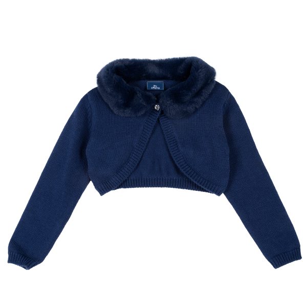 cardigan-tricotat-cu-blana-122_27599_1_1565786746.jpg Cardigan-bolero copii Chicco, tricotat, blanita artificiala, 09358-