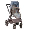 Carucior combinat Aurora Beige Blue Maps