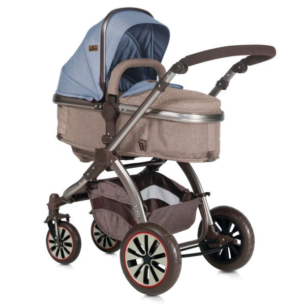 Carucior combinat Aurora Beige Blue Maps