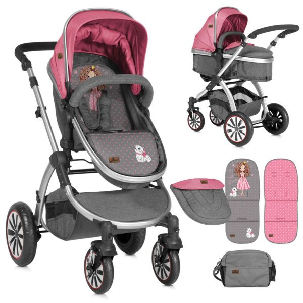 carucior_combinat_aurora_rose_grey_princess_1.jpg Carucior combinat Aurora Rose Grey Princess