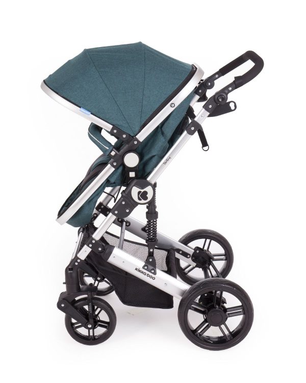 Carucior combinat Kikka Darling 2019 green silver