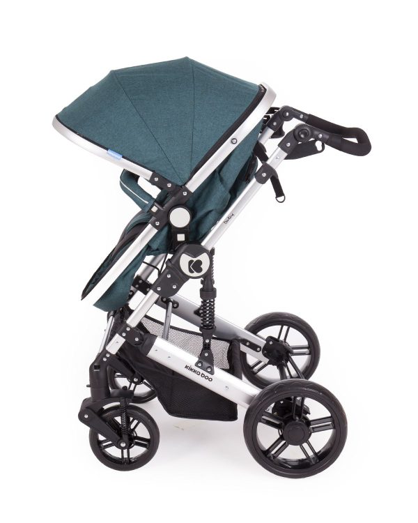 Carucior combinat Kikka Darling 2019 green silver